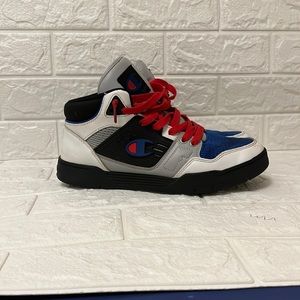 Champion mens high top lace up famous sneakers